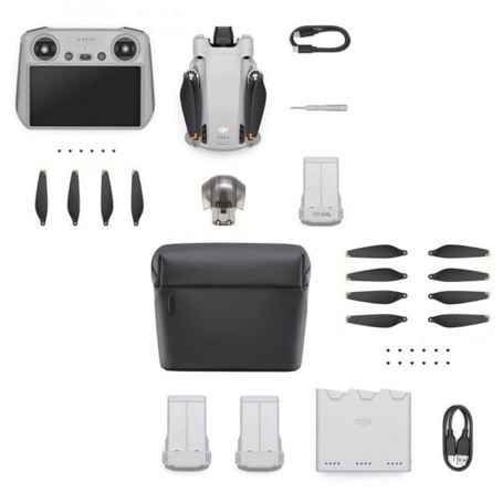 DJI Mini 4 Pro Plus Series Fly More Combo RC 2 | 45 Min | 4K100 | Uttam Robotics-249g