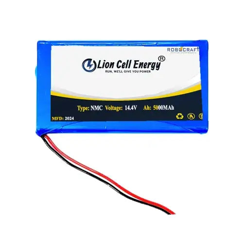 14.4V 5000mAh Lithium-Ion Battery Pack (4S2P) - Uttam Robotics