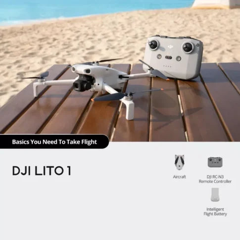 DJI Lito 1 Drone with RC-N3 Remote – 249g | 4K60 | 52 Min Flight | Omnidirectional Sensing - Uttam Robotics