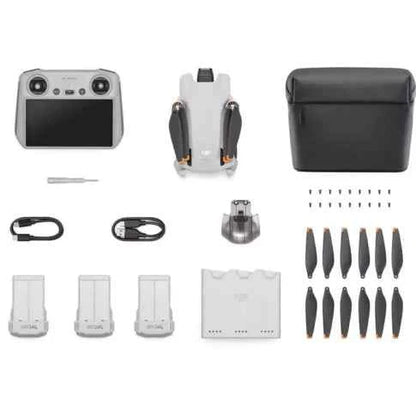 DJI Mini 3 Drone with DJI RC Remote & Fly More Combo | 4K HDR | Uttam Robotics-249g