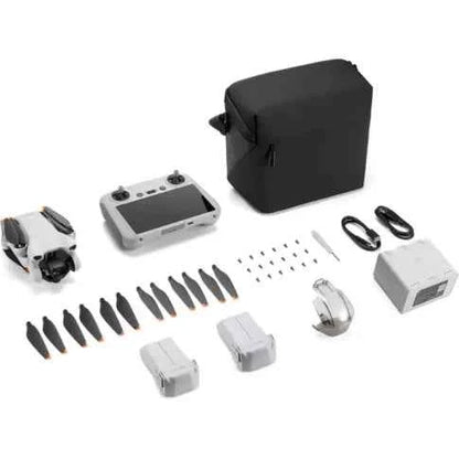 DJI Mini 3 Drone with DJI RC Remote & Fly More Combo | 4K HDR | Uttam Robotics-249g
