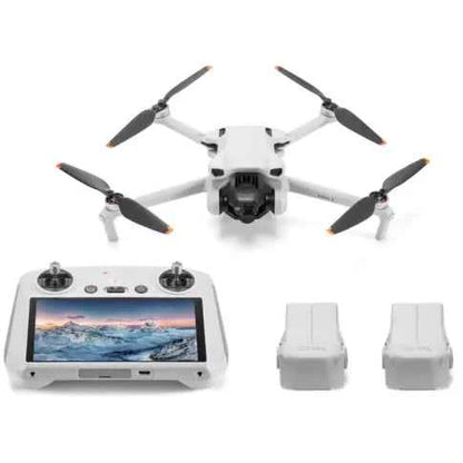 DJI Mini 3 Drone with DJI RC Remote & Fly More Combo | 4K HDR | Uttam Robotics-249g