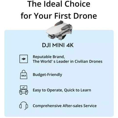 DJI Mini 4K Drone Fly More Combo | 3 Batteries + Charging Hub | Uttam Robotics-249g