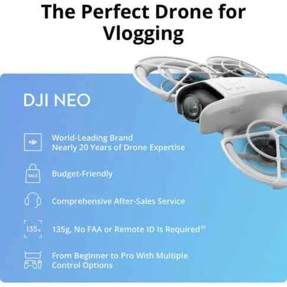 DJI Neo Fly More Combo | 3 Batteries + RC-N3 Remote + Charging Hub | Uttam Robotics-249g