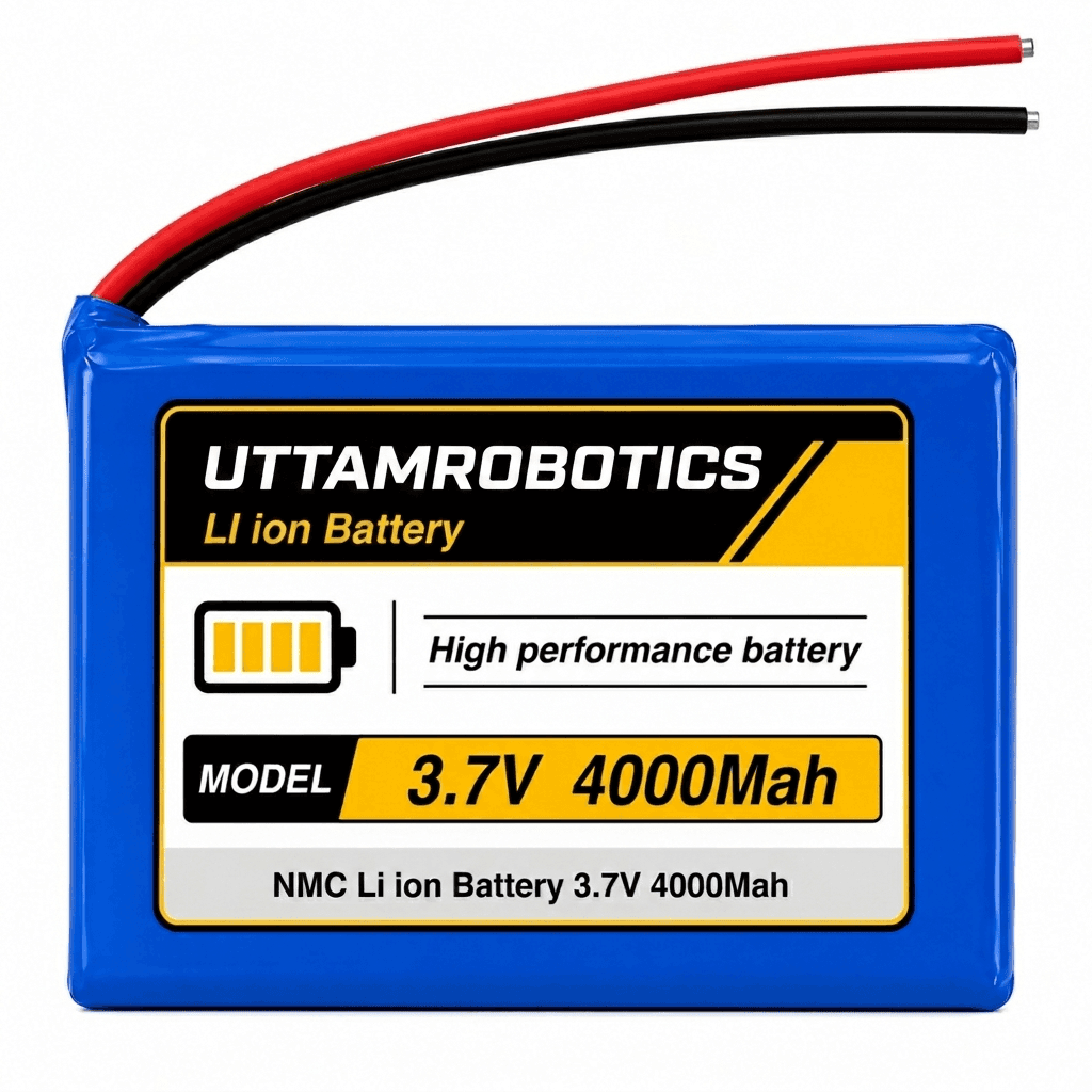 Uttam Robotics 3.7V 4000mAh Lithium-ion Battery High Performance - Uttam Robotics