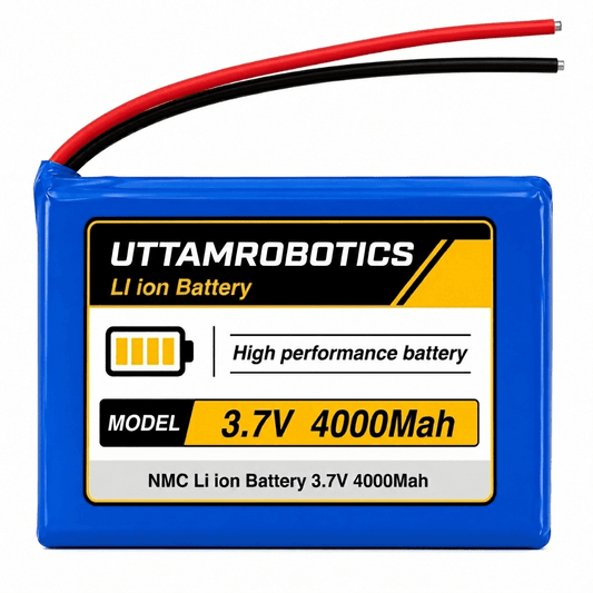 Uttam Robotics 3.7V 4000mAh Lithium-ion Battery High Performance - Uttam Robotics